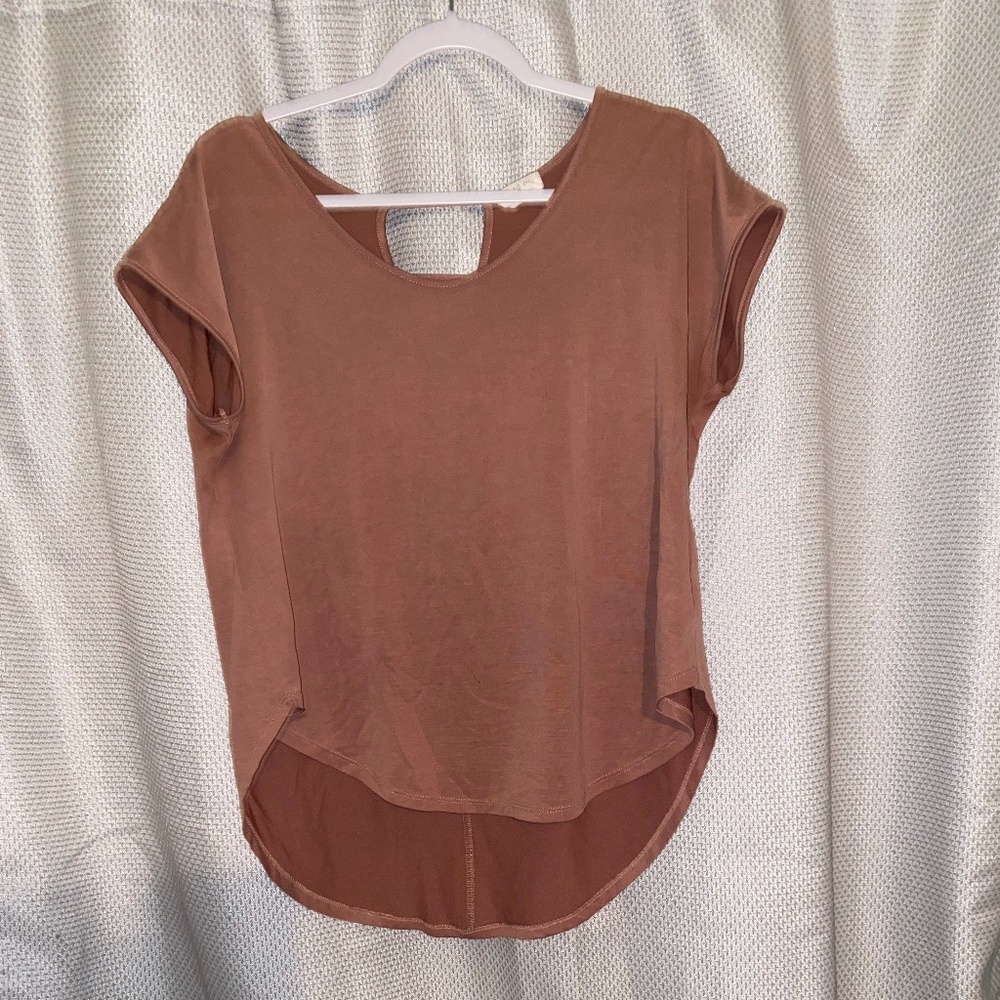 Blush colored blouse